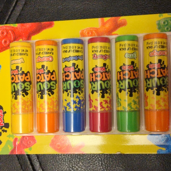 NWT 8 pack sour patch kids lip balm - Picture 3 of 5